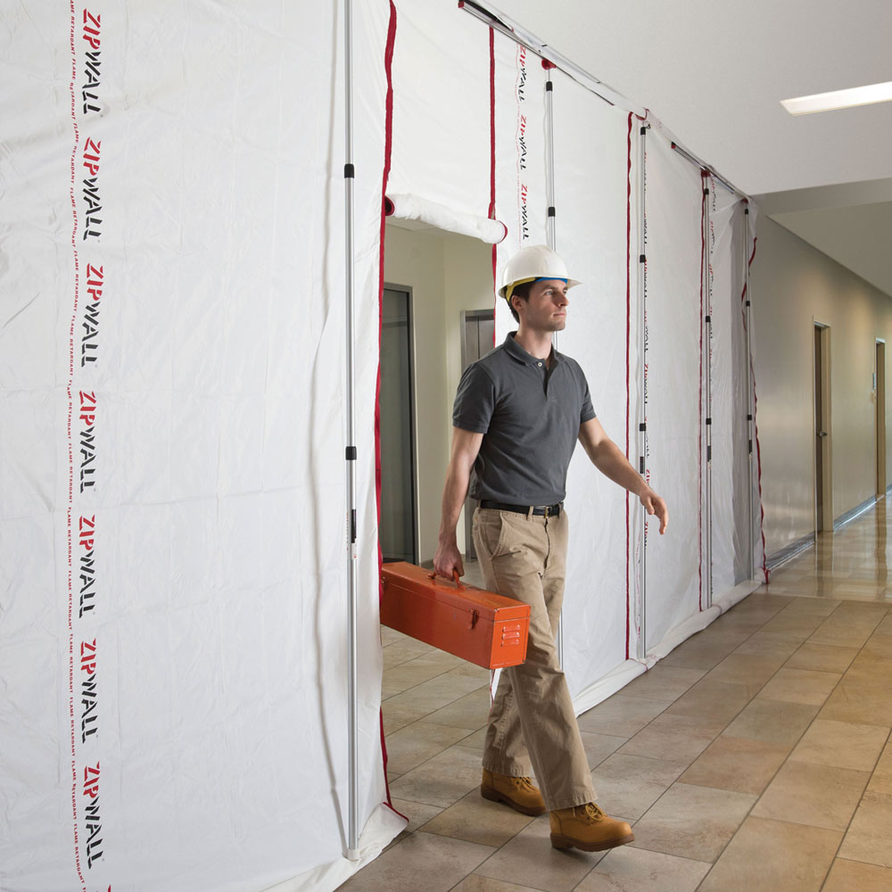 Zipwall dust barrier