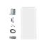 Hoardfast PVC 803mm single door kit, including PVC door