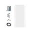 Hoardfast PVC 840mm single door kit, including PVC door