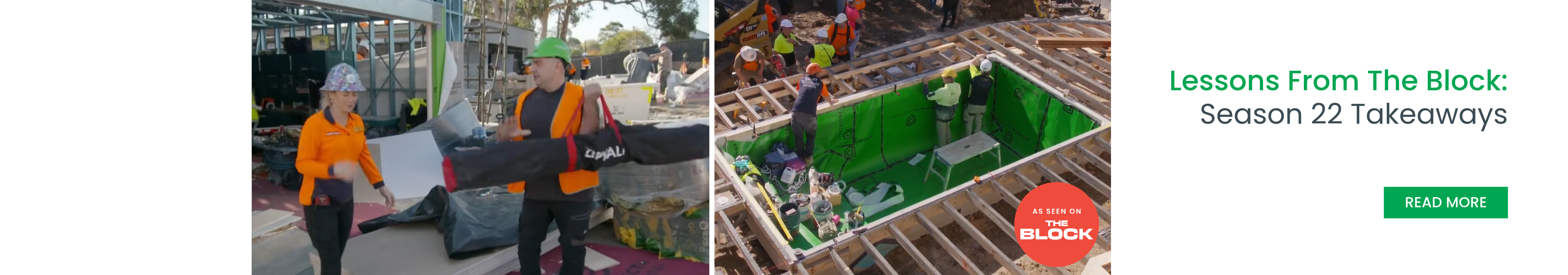 The Block Site Team - Lessons from Season 22