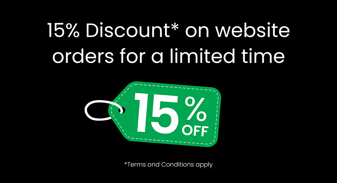 Black Friday Offer: Get 15% off* Everything on the Website for a Limited Time