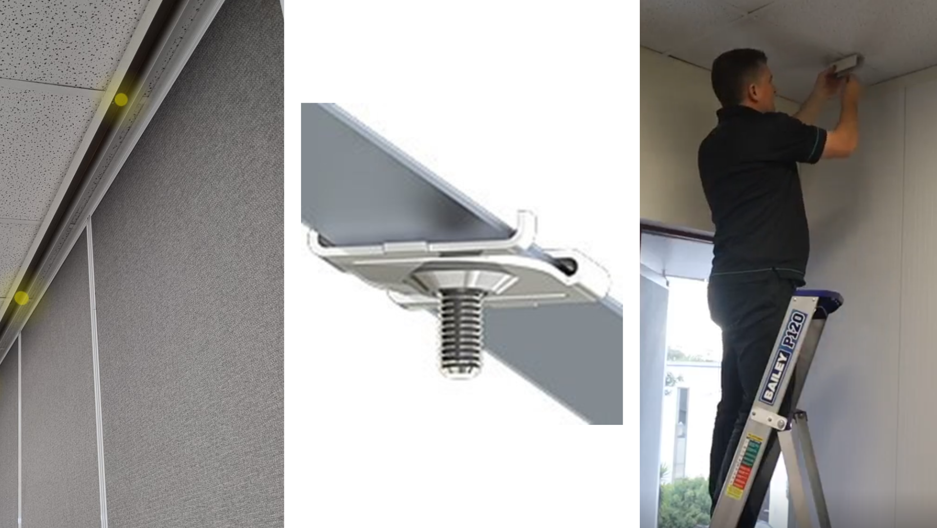 The Hoarding Ceiling Grid Clip: A Damage-Free Solution for Secure Installations