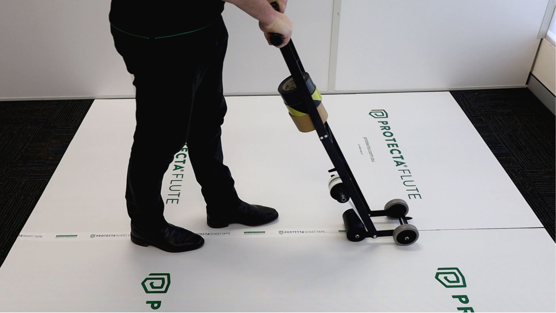 New Product: Unroll Efficiency with the Protecta Floor Tape Applicator