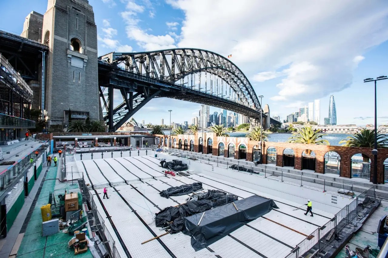 North Sydney Olympic Pool - Construction
